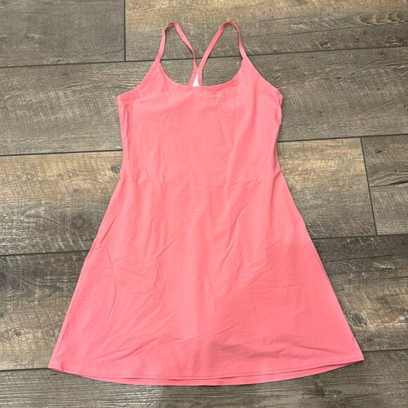 Outdoor Voices Women's The Exercise Dress Pink Punch Size S - Picture 2 of 8